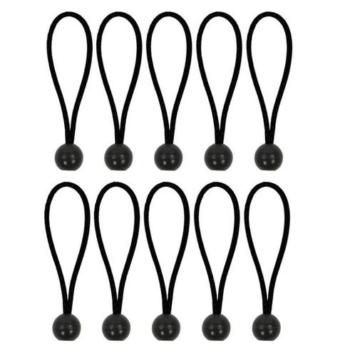 ProPlus Tentspanners - Elastisch - 15 cm - Zwart - 10 stuks, Caravans en Kamperen, Caravan accessoires, Nieuw, Ophalen of Verzenden