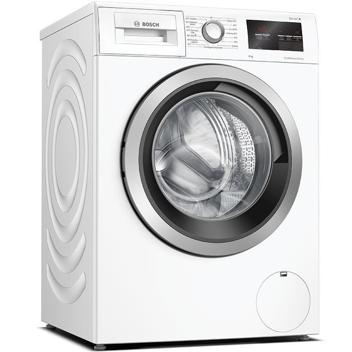 Bosch Wasmachine 9 kg, Witgoed en Apparatuur, Wasmachines, Refurbished, 1200 tot 1600 toeren, Voorlader, 8 tot 10 kg