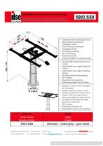 Ilse Lifttafelpoot Draai- & Schuifbaar 5993 SS8, Ophalen of Verzenden, Nieuw