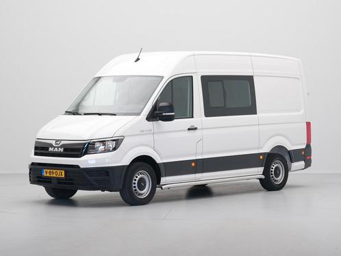 MAN TGE 35 2.0 140pk DSG Standaard Hoog, Auto's, Bestelauto's, Dealer onderhouden, Lease, Zwart, Automaat, Wit, Financial lease