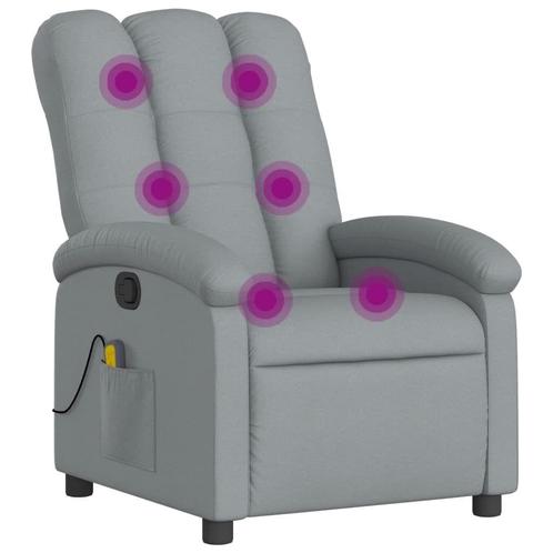 Massagestoel Lichtgrijs - Verstelbaar! Retourdeal -35%, Huis en Inrichting, Stoelen, Grijs, Nieuw, Ophalen of Verzenden