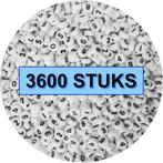 Fako Bijoux® - Cijferkralen Rond Bulk - Number Beads - Acryl, Verzenden, Nieuw