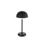Tafellamp mushroom zwart incl. LED oplaadbaar - Maureen, Huis en Inrichting, Lampen | Tafellampen, Nieuw, Overige stijlen
