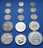 Wereld. 15 Silver Coins (Zonder Minimumprijs)