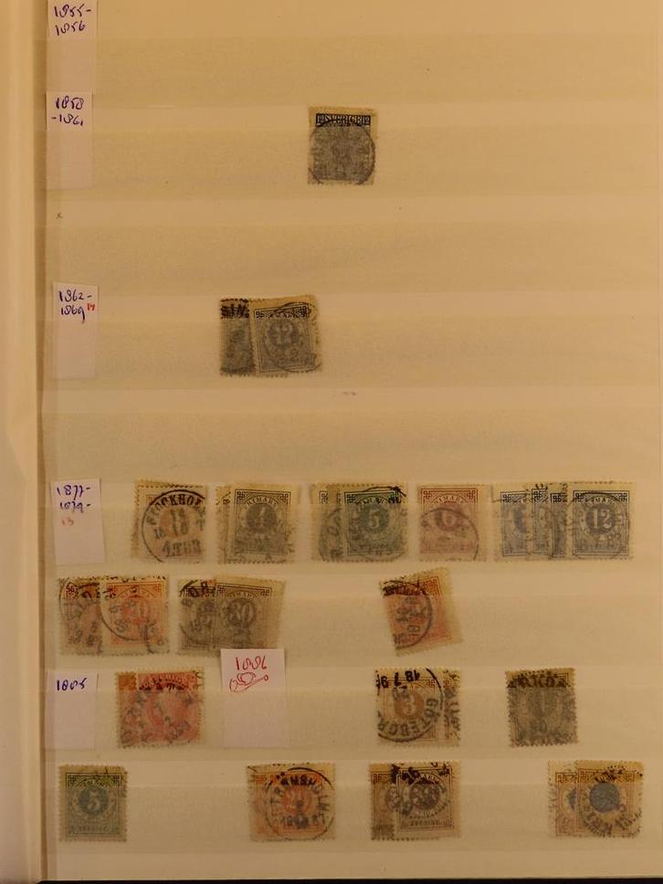 Zweden gebruikte postzegels, Postzegels en Munten, Postzegels | Volle albums en Verzamelingen, Ophalen of Verzenden