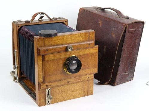 Goerz Balgen-Plattenkamera + No. 25199 Weitwinkel, Audio, Tv en Foto, Fotocamera's Analoog