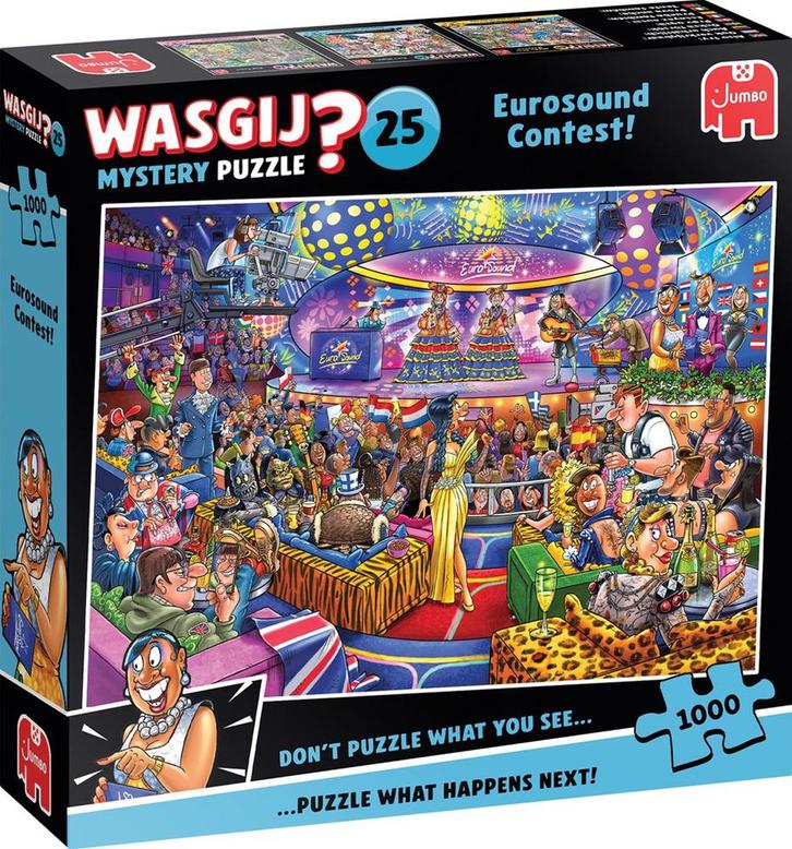 Wasgij Mystery 25 - Eurosound Contest (1000 stukjes) | Jumbo, Hobby en Vrije tijd, Denksport en Puzzels, Nieuw, Verzenden