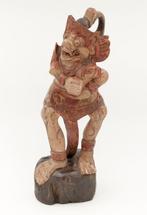 Prachtig Indonesisch Houten Beeld Bhuta / Rakshasa - De