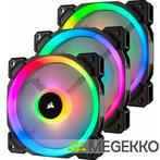 Corsair LL120 RGB 120mm Dual Light Loop RGB LED, 3 PWM Fan, Nieuw, Verzenden