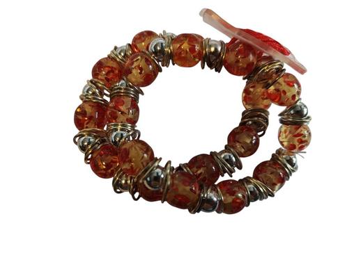 Polscorsage raz-ma-tazz ruby – coral rood ø 7 cm ook als, Huis en Inrichting, Woonaccessoires | Kunstplanten en Kunstbloemen, Nieuw