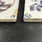 Tegel (2) - Delft tiles - 1800-1900