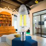 LED Lamp E14 Kaars Filament - Brinton - Helder 4W 470lm -, Led-lamp, Soft of Flame, E14 (klein), Nieuw