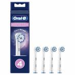 Oral-B Opzetborstels Sensitive Clean 4 stuks, Nieuw, Verzenden