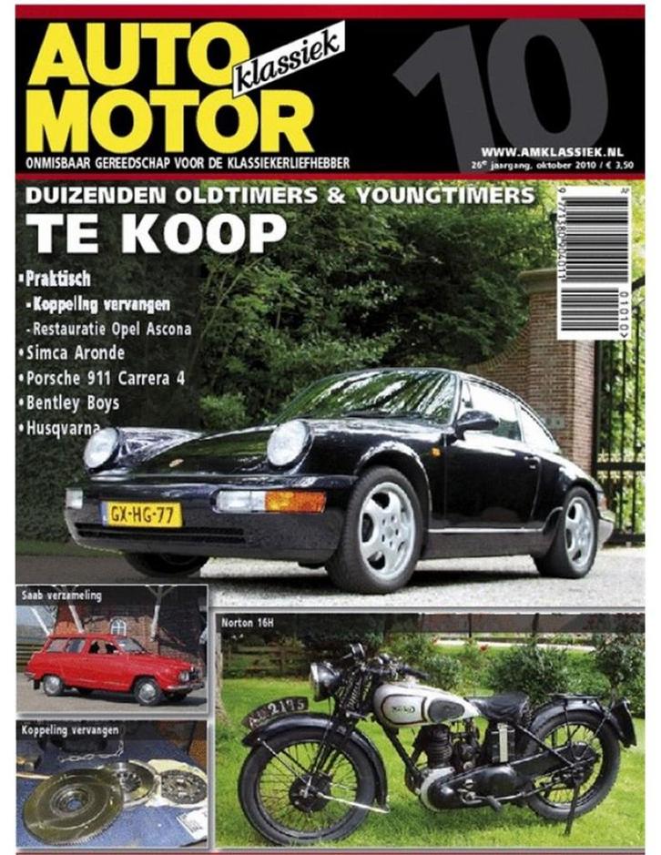 2010 AUTO MOTOR KLASSIEK 10 NEDERLANDS, Boeken, Auto's | Folders en Tijdschriften