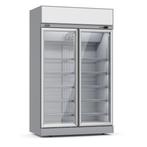 Koelkast | 2 Glasdeuren | 1000L Combisteel, Verzenden, Nieuw in verpakking