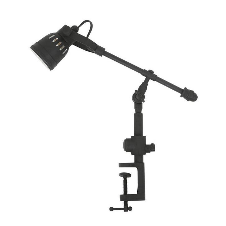 Tafellamp Orlando Antiek Zwart Binnenverlichting, Huis en Inrichting, Lampen | Tafellampen, Minder dan 50 cm, Nieuw, Overige materialen