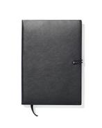 HEMA Notitieboek gelinieerd PU zwart A5, Diversen, Agenda's, Verzenden, Nieuw