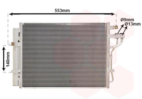LUCHTCONDENSATOR VOOR KIA PICANTO TA 2011-2017 976061Y000, Auto-onderdelen, Airco en Verwarming, Nieuw, Ophalen of Verzenden