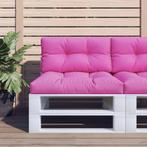 vidaXL Palletkussen 80x40x12 cm stof roze, Huis en Inrichting, Verzenden, Nieuw, Roze