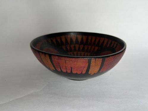 Louis Bogtman - Schaal - Gebatikt - Hout - Amsterdamse, Antiek en Kunst, Kunst | Designobjecten