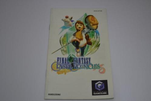 Final Fantasy - Crystal Chronicles (GC HOL MANUAL), Spelcomputers en Games, Spelcomputers | Nintendo Consoles | Accessoires, Zo goed als nieuw