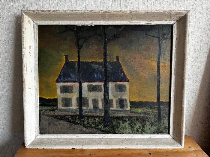 John ter Reehorst (1901-1985) - Huis in landschap bij, Antiek en Kunst, Kunst | Schilderijen | Klassiek
