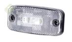 Zijmarkeringslamp Wit - Contour Lamp - 3 LEDS - 12/24 Volt -, Nieuw, Ophalen of Verzenden, Universele onderdelen
