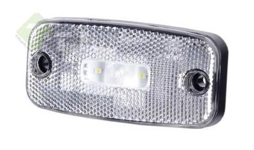 Zijmarkeringslamp Wit - Contour Lamp - 3 LEDS - 12/24 Volt -, Auto-onderdelen, Verlichting, Nieuw, Universele onderdelen, Ophalen of Verzenden