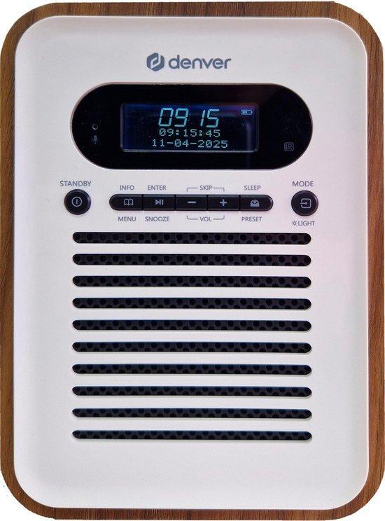 2dekans | Denver Retro Radio - DAB+ - FM - Bluetooth -, Audio, Tv en Foto, Afstandsbedieningen, Zo goed als nieuw, Ophalen of Verzenden