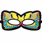 Vlinder oogmasker gele zwaluwstaart - Oogmaskers, Verzenden, Nieuw