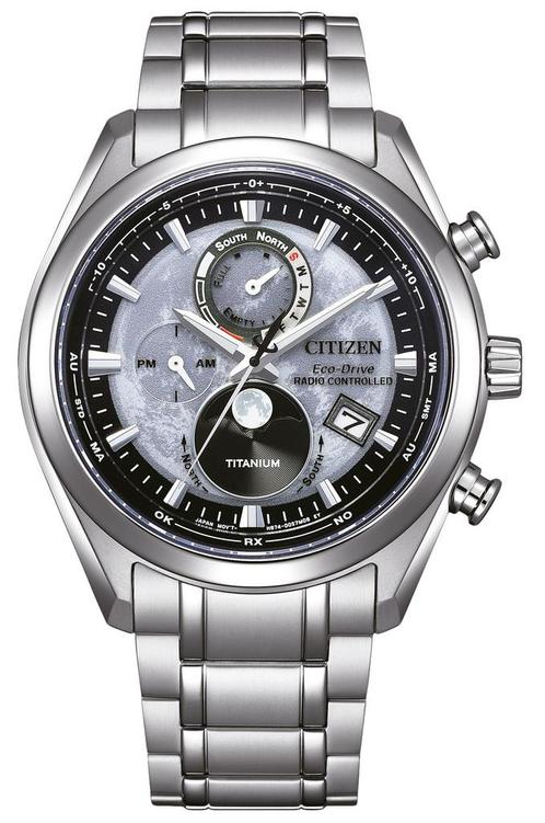 Citizen BY1010-81H Tsuki-yomi Super Titanium horloge, Sieraden, Tassen en Uiterlijk, Horloges | Heren, Polshorloge, Nieuw, Citizen