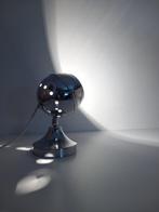 Tafellamp - Aluminium, Verchroomd en gepatineerd staal -