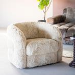 *WOONWINKEL* SEVN Fluffy Fauteuil Schapenvacht Draaibaar Sam, Huis en Inrichting, Fauteuils, Verzenden, Nieuw, Stof