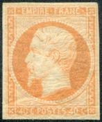 Frankrijk 1853 - Napoleon III 40 cent geel-oranje -, Gestempeld