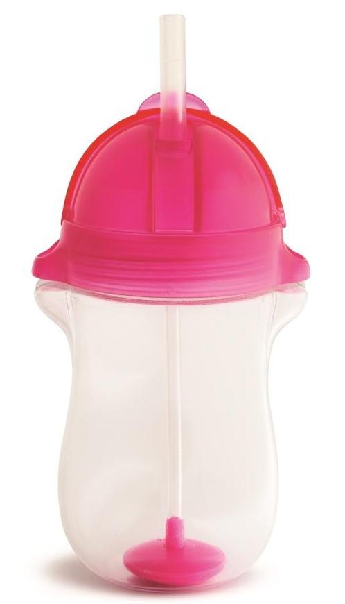 Munchkin 296ml 12m+ Click Lock Tip & Sip Sippy Straw Cup, Kinderen en Baby's, Babyvoeding en Toebehoren, Nieuw, Verzenden