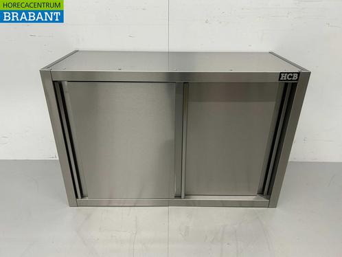 RVS Wandkast Kast Premium-line 2 Schuifdeuren 100 cm Horeca, Zakelijke goederen, Horeca | Keukenapparatuur, Nieuw in verpakking