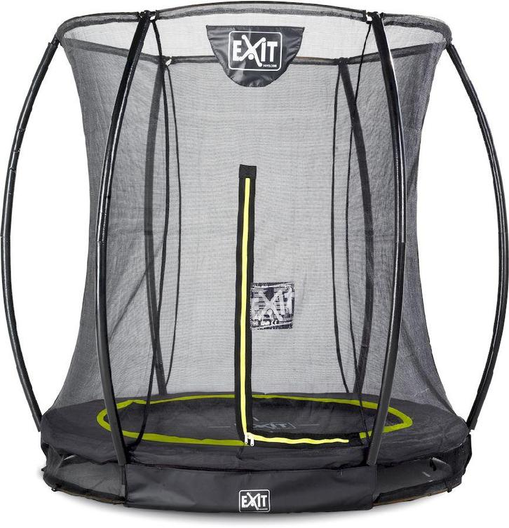 Exit Silhouette InGround trampoline met net - Ø 183 cm -, Kinderen en Baby's, Speelgoed | Buiten | Trampolines, Nieuw, Verzenden