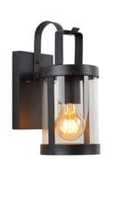 Lucide LINDELO - Wandlamp Buiten E27 IP23 Glas Zwart, Tuin en Terras, Buitenverlichting, Verzenden, Nieuw