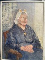 Elisabeth Sciarone (1920) Haagse school - Vissersvrouw, Antiek en Kunst, Kunst | Schilderijen | Klassiek