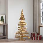 vidaXL Kerstbomen met standaard Bruin 150 cm Massief, Diversen, Kerst, Verzenden, Nieuw