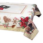Elegante Centrotavola Natale in tessuto Gobelin - 100% Made, Nieuw