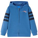 vidaXL Kindervest met capuchon 104 blauw, Verzenden, Nieuw