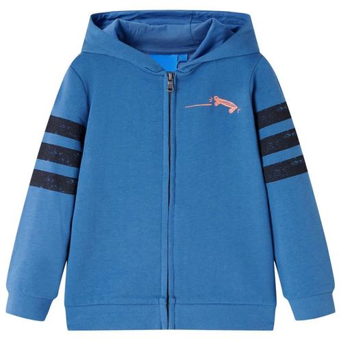 vidaXL Kindervest met capuchon 104 blauw, Kinderen en Baby's, Kinderkleding | Overige, Nieuw, Verzenden