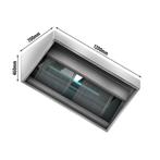 GGM Gastro | Plasma afzuigkap - 1,2 m - met filter & lamp |, Onderbouw afzuigkap, Verzenden, Inbouw, Motor