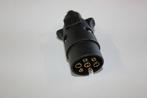 7 POLIGE STEKKER 7P-12V NIKKEL CONTACT, Verzenden, Nieuw