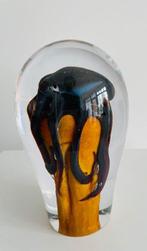 Petr Kuchta - sculptuur, “ OCTOPUS “ - 21 cm - Glas