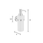 Zeepdispenser Smedbo Home met Pomp met Porcelein 18 cm 200, Doe-het-zelf en Verbouw, Sanitair, Ophalen of Verzenden, Nieuw