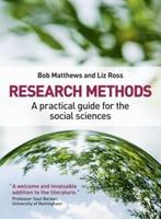 Research Methods 9781405858502 Matthews Bob, Verzenden, Gelezen, Matthews Bob