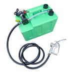 Benzinetank 50 liter mobiele met 12 Volt benzinepomp, Nieuw