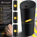 KESSER® Sensor prullenbak - Automatisch - RVS - 40L - Zwart, Huis en Inrichting, Verzenden, Nieuw